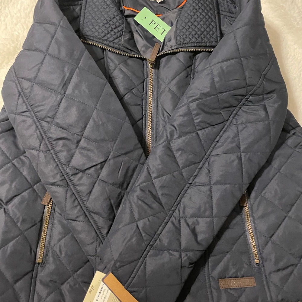 Sold —-Navy blue bass jacket - Picture 2 of 3